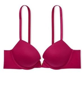 Victoria's Secret Red Ligthly Lined Full Coverage Bra. Size 36DD